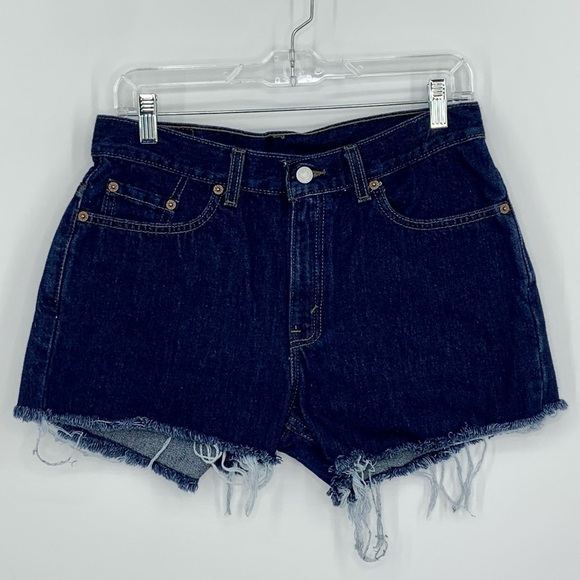 Levi’s 515 Red Tab Cutoff Denim Shorts - Picture 3 of 6